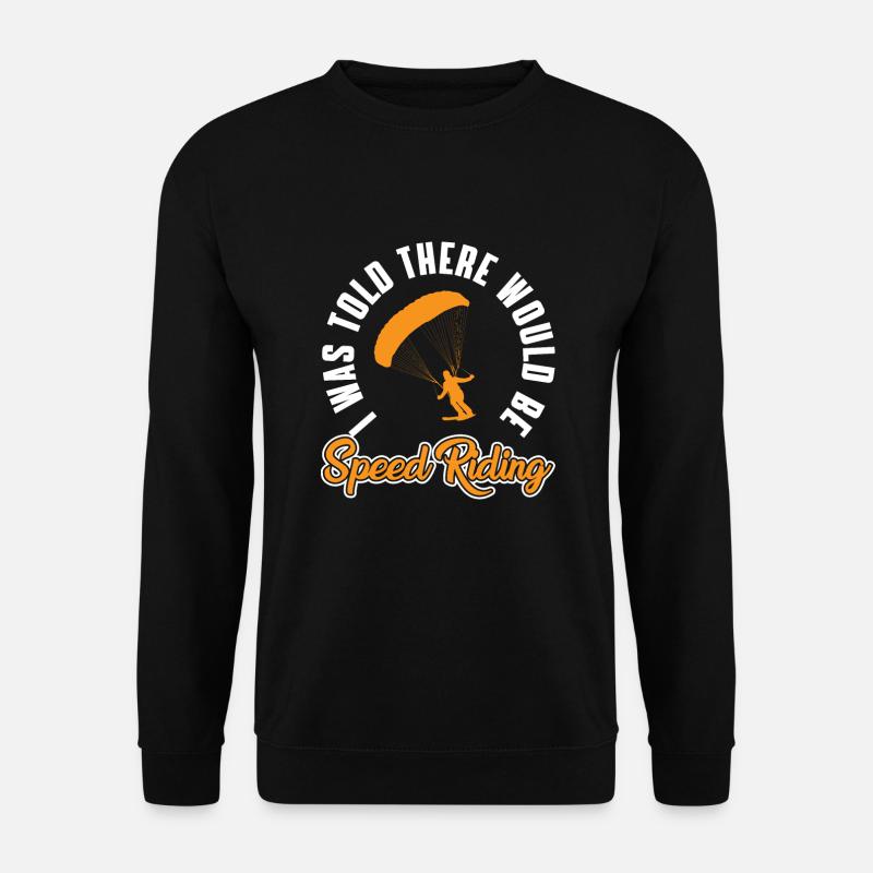 Speed Riding - Unisex Pullover - Schwarz