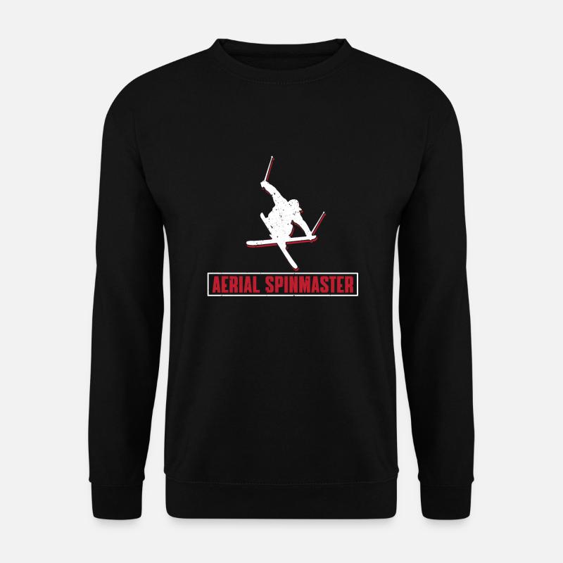 Aerial Spinmaster Freestyle Skiing - Unisex Sweatshirt - black