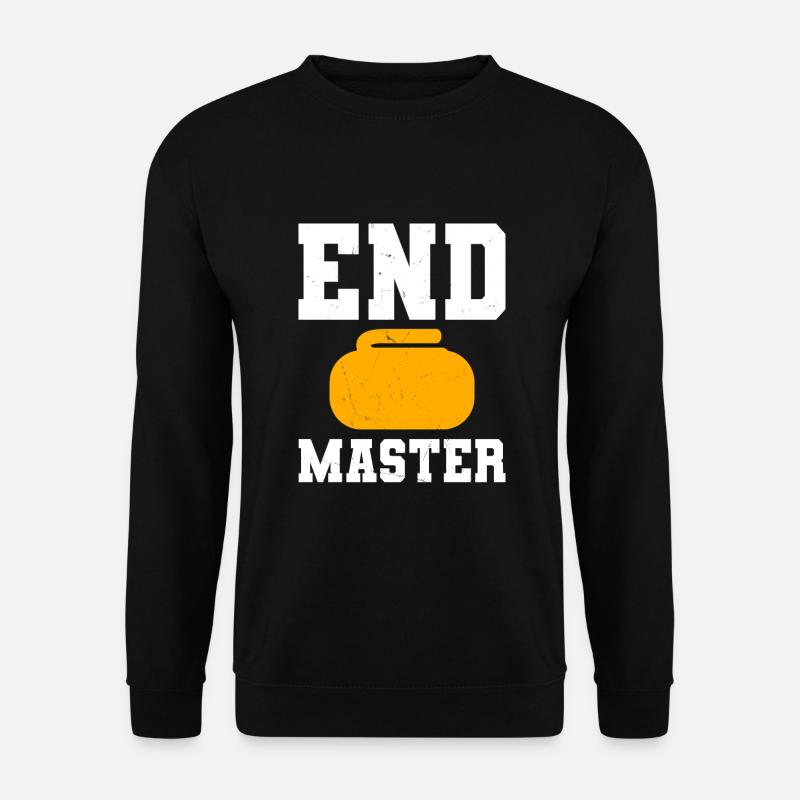 Endmaster - Curling Design - Unisex Pullover - Schwarz