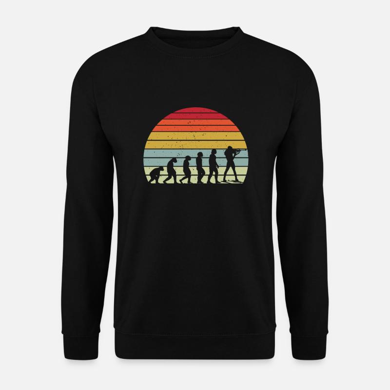 Évolution du biathlon - Sweat-shirt Unisexe - noir