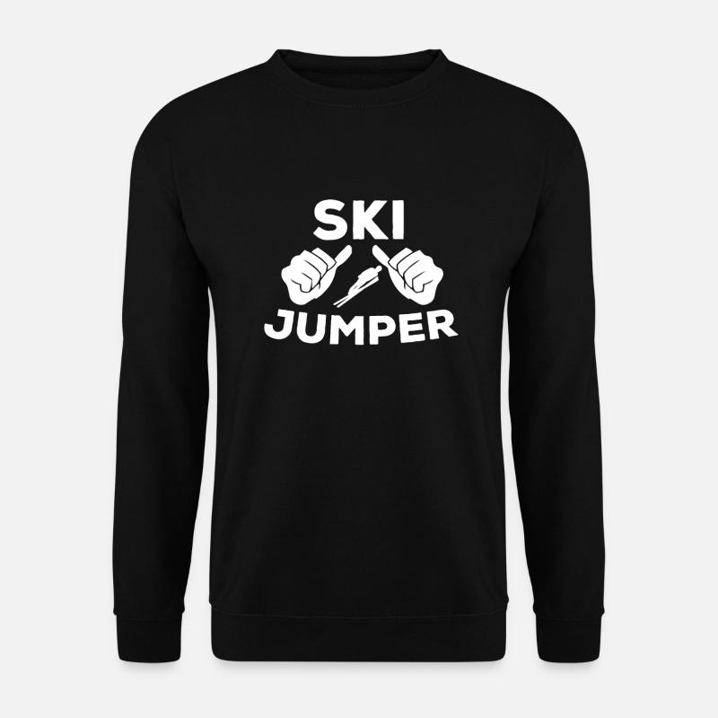 Sauteur à ski - Sweat-shirt Unisexe - noir