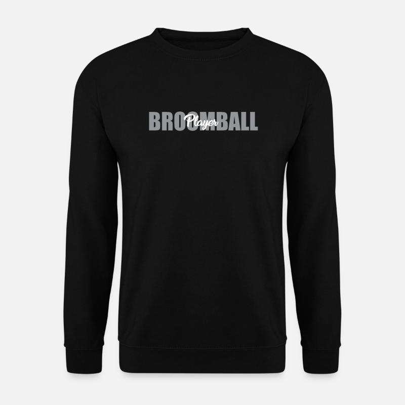 Broomball Player Briefing - Unisex Sweatshirt - black