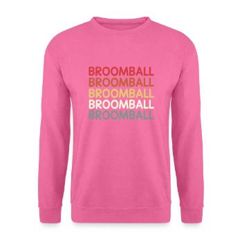 Broomball - Unisex Pullover - Pink - Vorne