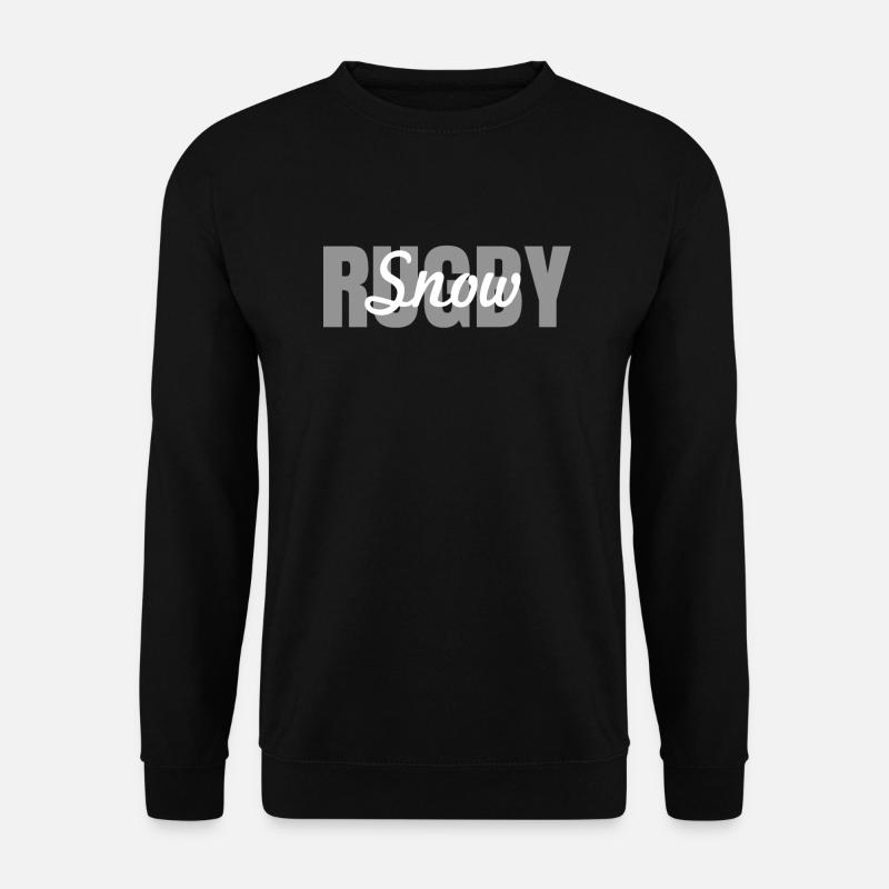 Schnee Rugby - Unisex Pullover - Schwarz