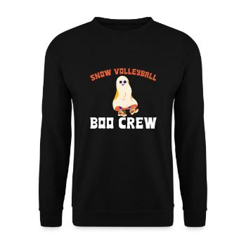 Snow Volleyball Halloween Costume - Unisex Sweatshirt - black - Front - Alina (178cm) & Michal (187cm)