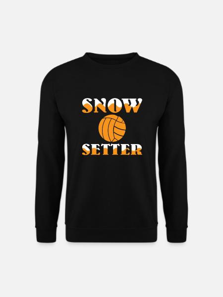 Snow Setter Snow Volleyball - Unisex Sweatshirt - black