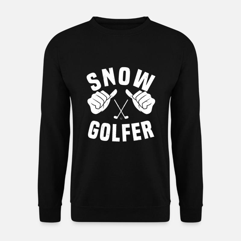 Snow Golfer T-Shirt - Unisex Sweatshirt - black