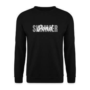 Pond Skimmer - Unisex Sweatshirt - black - Front - Alina (178cm) & Michal (187cm)