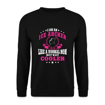 Snow Polo - Unisex Pullover - Schwarz - Vorne - Alina (178cm) & Michal (187cm)
