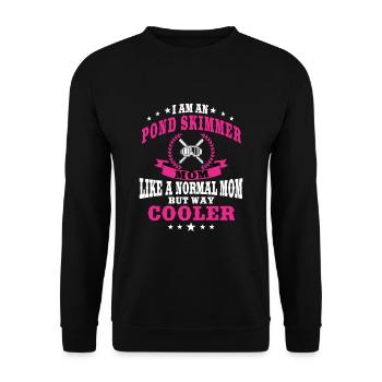 Pond Skimmer Mama - Sweat-shirt Unisexe - noir - Devant - Alina (178cm) & Michal (187cm)