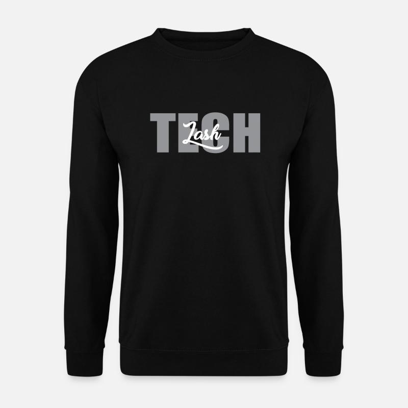 Wimperntechniker Schriftzug - Unisex Pullover - Schwarz