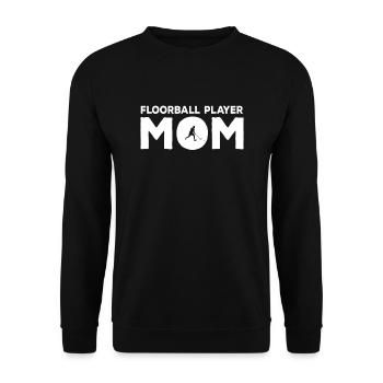 Maman joueuse de floorball - Sweat-shirt Unisexe - noir - Devant - Alina (178cm) & Michal (187cm)