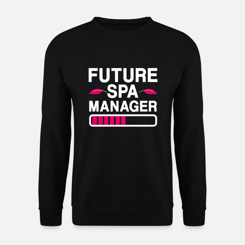 Zukünftiger Spa Manager Wellness-center - Unisex Pullover - Schwarz