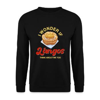 Lango's Spell - Unisex Sweatshirt - black - Front - Alina (178cm) & Michal (187cm)
