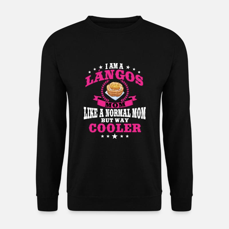 Langos Mama - Unisex Pullover - Schwarz