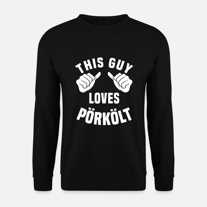 authentiscPörkölt Lovers - Unisex Sweatshirt - black