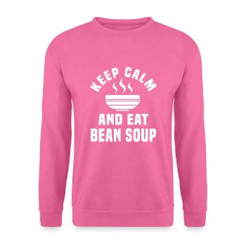 Bleiben Sie Ruhig Und Essen Sie Bohnensuppe - Unisex Pullover - Pink - Vorne