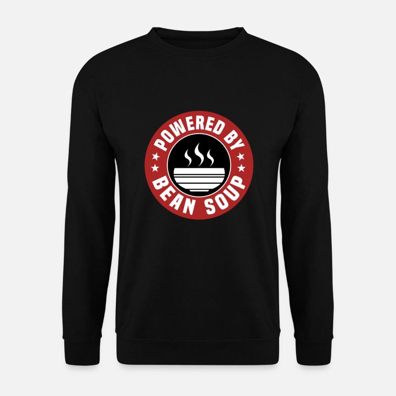 Powered By Bohnensuppe - Unisex Pullover - Schwarz