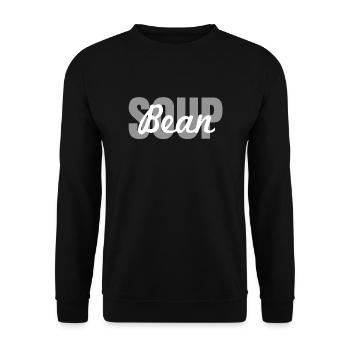 Bean soup - Unisex Sweatshirt - black - Front - Alina (178cm) & Michal (187cm)