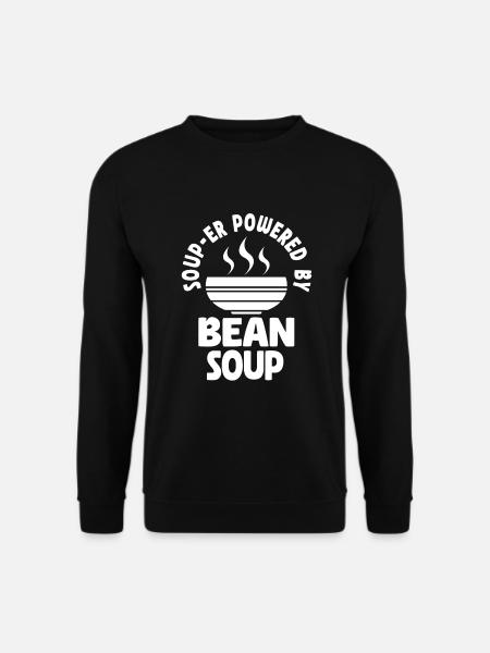 Bean Soup Pun - Unisex Sweatshirt - black