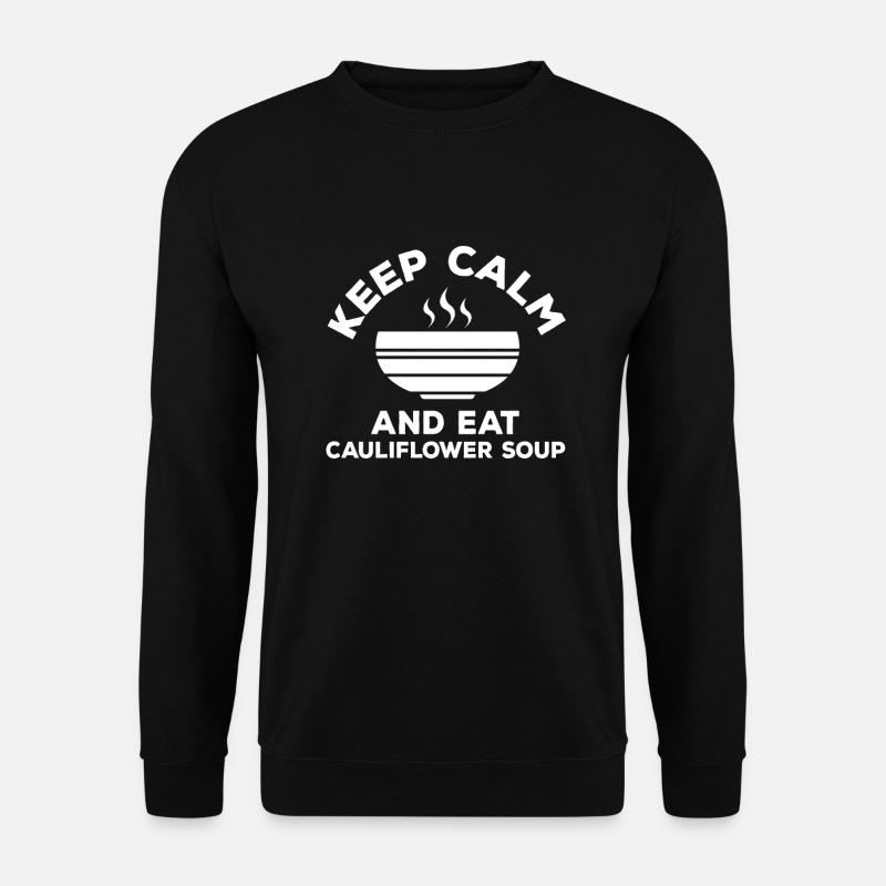 Cauliflower soup - Unisex Sweatshirt - black