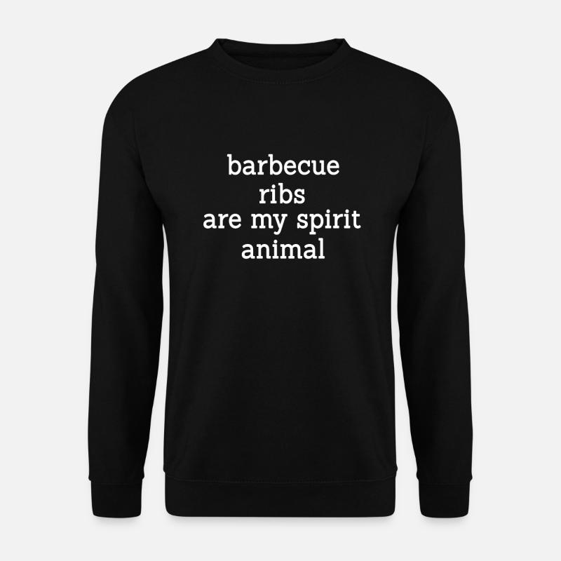 Funny Barbecue Ribs Gift - Unisex Sweatshirt - black