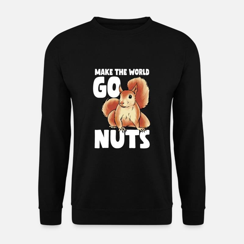 Squirrel - Unisex Sweatshirt - black