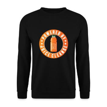 Propulsé par Juice Cleanse - Sweat-shirt Unisexe - noir - Devant - Alina (178cm) & Michal (187cm)