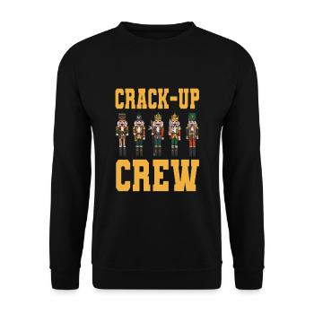 Nutcracker - Unisex Sweatshirt - black - Front - Alina (178cm) & Michal (187cm)