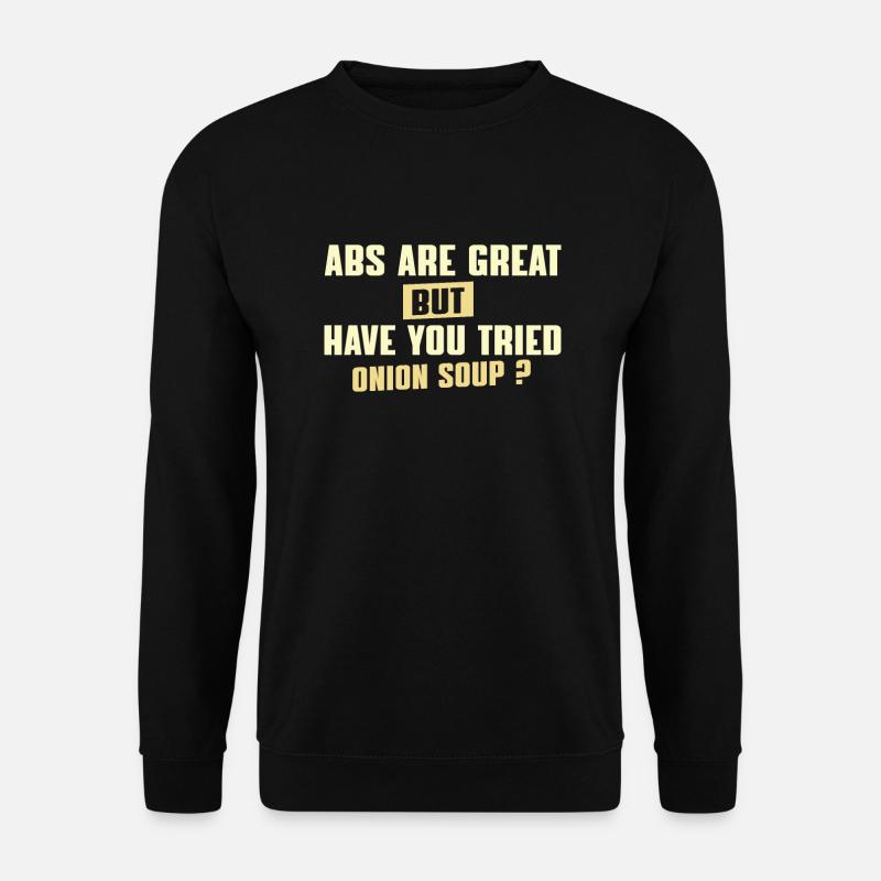 Meme de soupe à l’oignon - Sweat-shirt Unisexe - noir