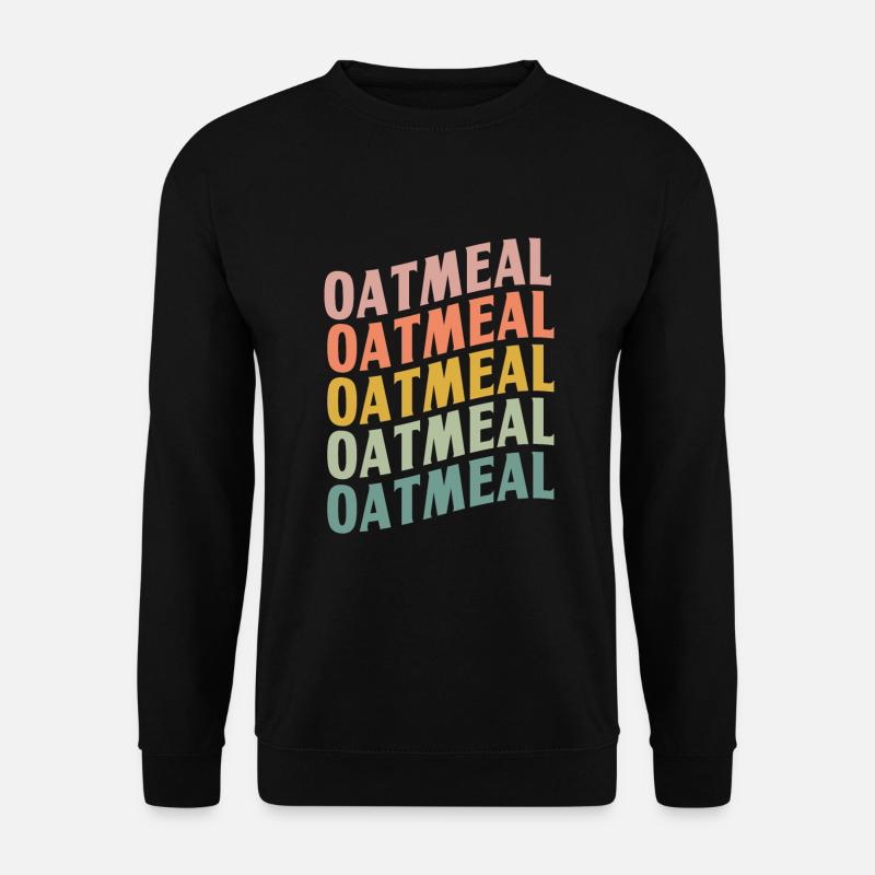 Haferflocken - Unisex Pullover - Schwarz