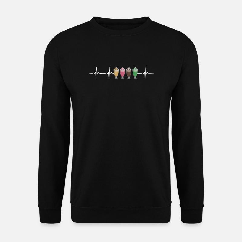 kMilkshake Herzschlag - Unisex Pullover - Schwarz