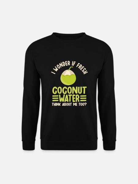 Coconut Water Lover - Unisex Sweatshirt - black