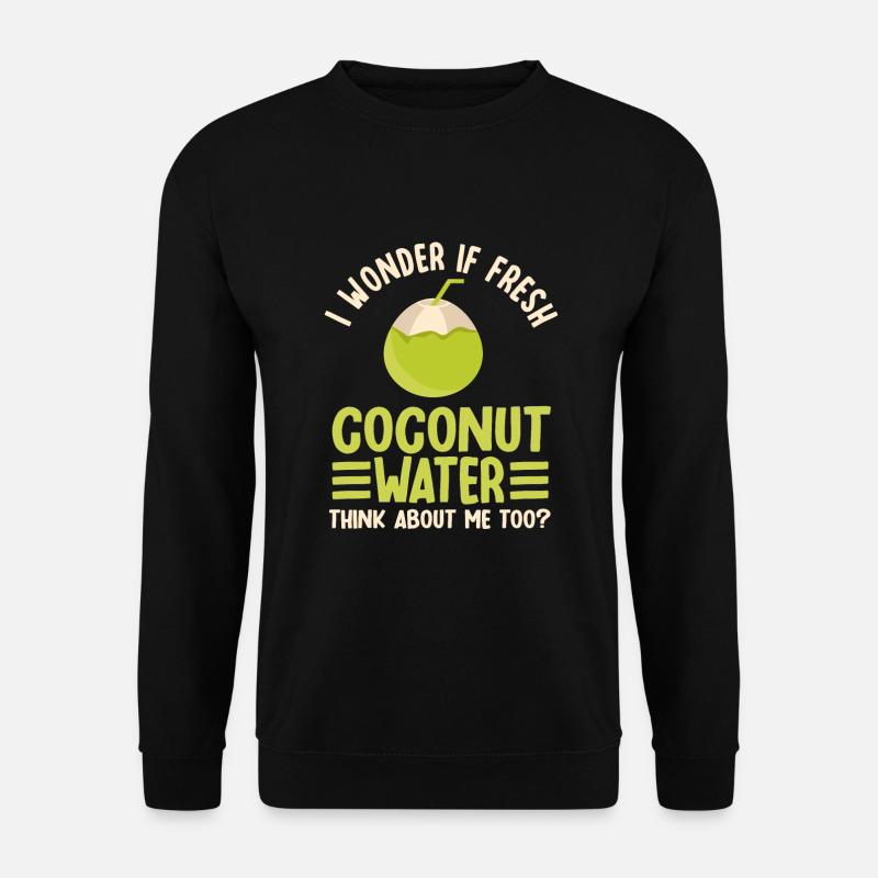 Coconut Water Lover - Unisex Sweatshirt - black