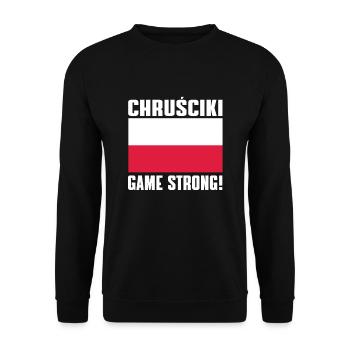 Chrusciki Jeu Fort - Sweat-shirt Unisexe - noir - Devant - Alina (178cm) & Michal (187cm)