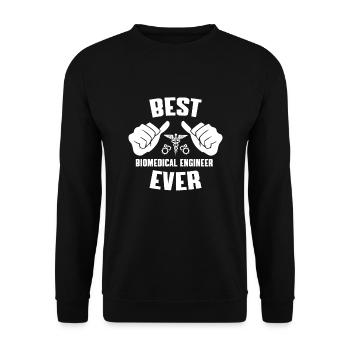 Emplois pour les étudiants en biomédecineMeilleure médecine biomédicale - Sweat-shirt Unisexe - noir - Devant - Alina (178cm) & Michal (187cm)