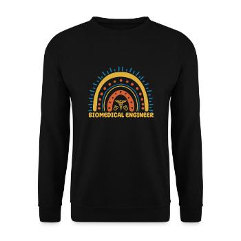Ingénieur biomédical Boho Rain Bog - Sweat-shirt Unisexe - noir - Devant - Alina (178cm) & Michal (187cm)