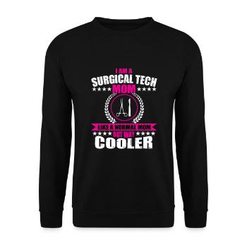 Programme für ChiChirurgisch-technischer Assistent - Unisex Pullover - Schwarz - Vorne - Alina (178cm) & Michal (187cm)
