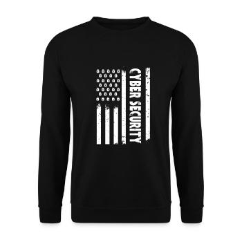 Cybersécurité aux États-Unis - Sweat-shirt Unisexe - noir - Devant - Alina (178cm) & Michal (187cm)