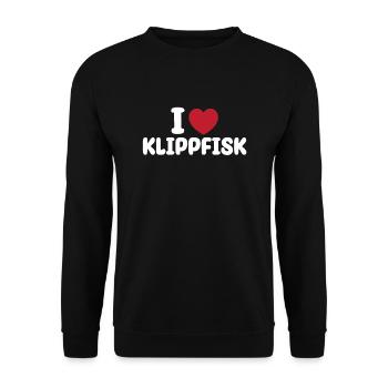 J’adore Klippfisk - Sweat-shirt Unisexe - noir - Devant - Alina (178cm) & Michal (187cm)