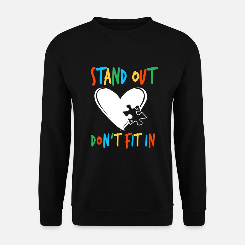 Autismus Shirt - Unisex Pullover - Schwarz