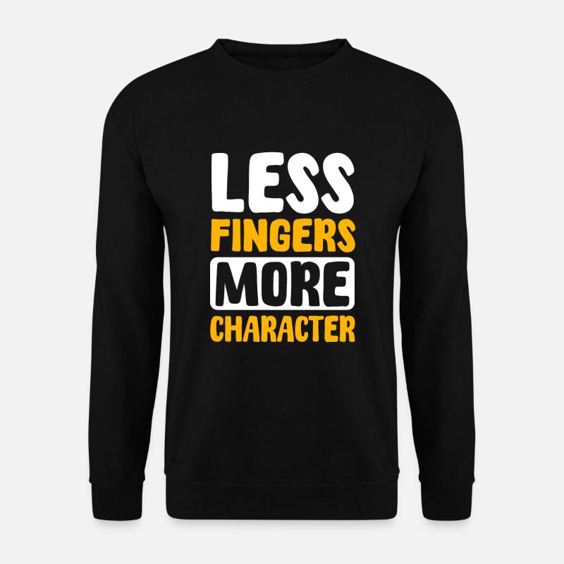 Fingeramputierte - Unisex Pullover - Schwarz