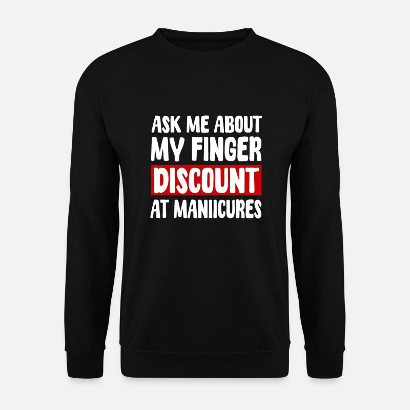 Fingeramputierter - Unisex Pullover - Schwarz