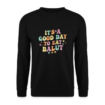 Nourriture Balut - Sweat-shirt Unisexe - noir - Devant - Alina (178cm) & Michal (187cm)