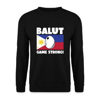 Balut jeu fort - Sweat-shirt Unisexe - noir - Devant - Alina (178cm) & Michal (187cm)