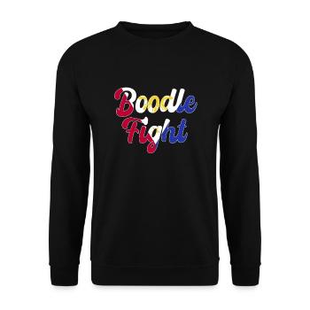 Philippinischer Boodle Fight - Unisex Pullover - Schwarz - Vorne - Alina (178cm) & Michal (187cm)