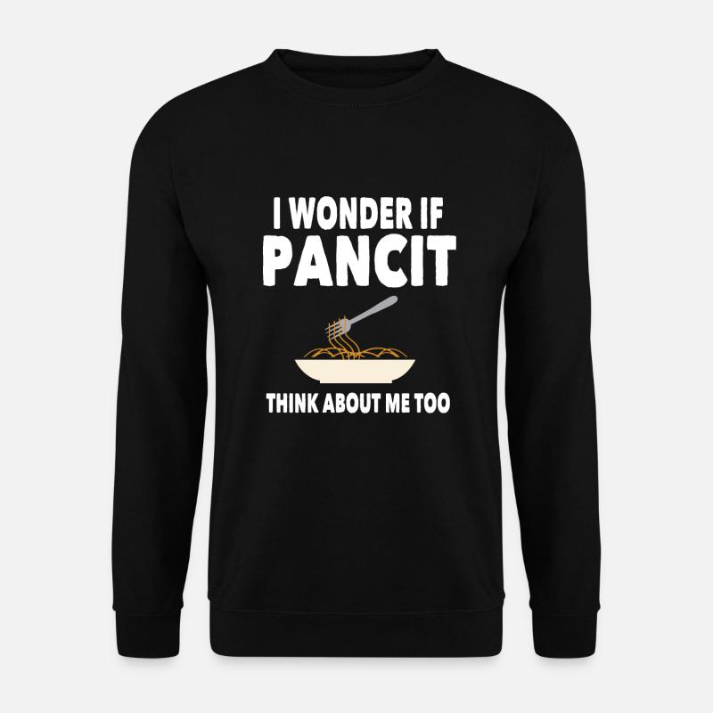 Funny Pancit Gift - Unisex Sweatshirt - black