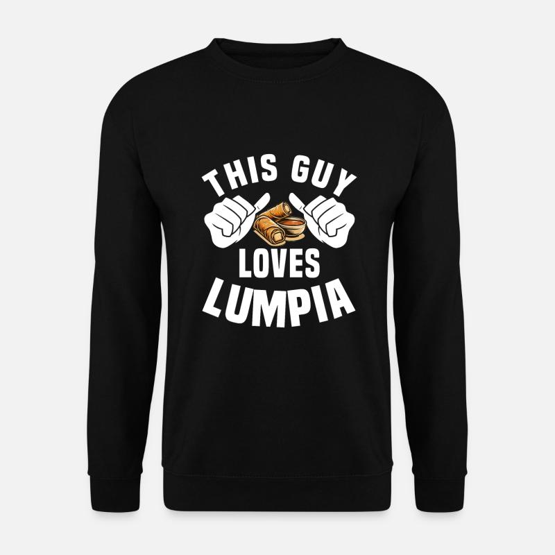 Ce mec adore lumpia - Sweat-shirt Unisexe - noir