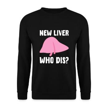 Neue Leber, Wer Ist Das? - Unisex Pullover - Schwarz - Vorne - Alina (178cm) & Michal (187cm)