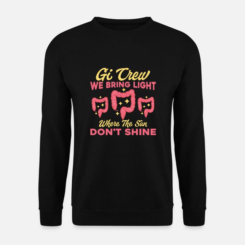 Lustige Endoskopie Geschenkidee - Unisex Pullover - Schwarz